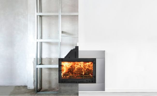 Installation d'une Cheminée moderne